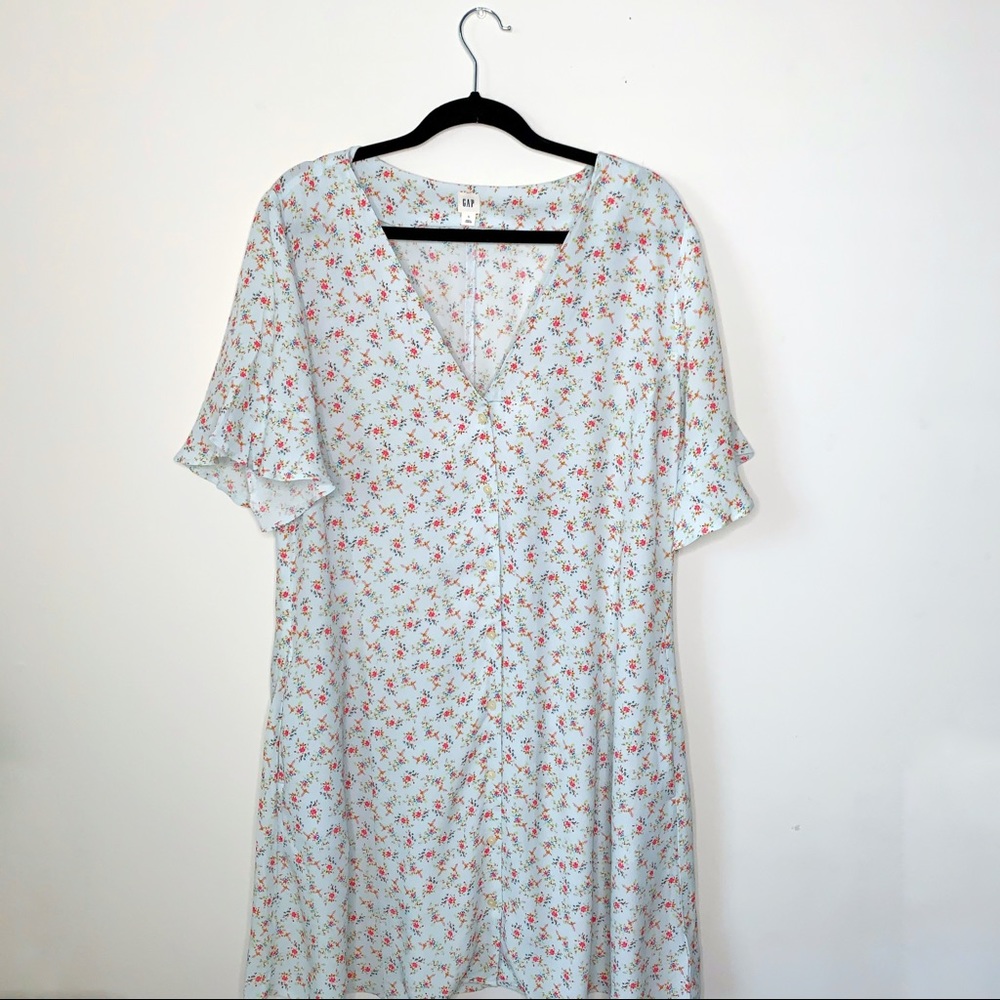 Gap Button Down Dress w/ pockets